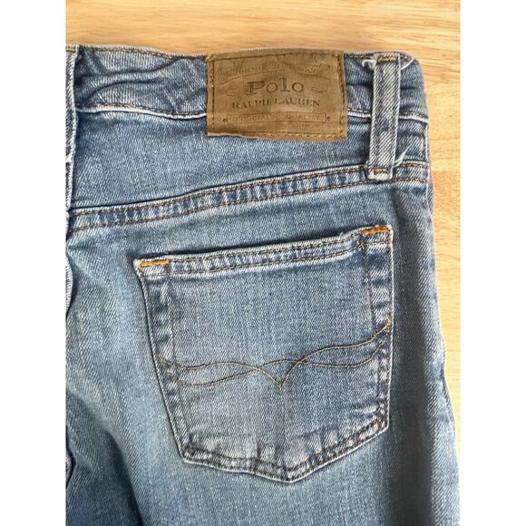 Polo Ralph Lauren Youth Size 14 Blue Straight Leg Jeans Denim Medium Wash - Picture 3 of 9